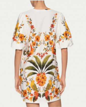 Vestido Farm Tshirt MG Fofa Bosque Chic