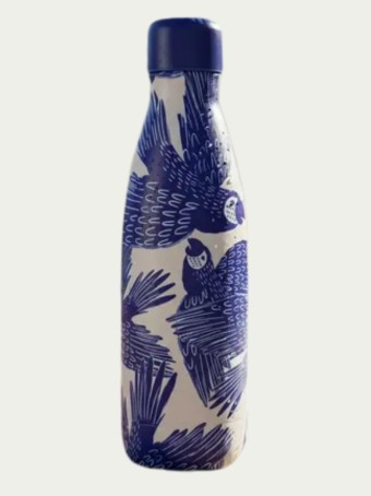 Garrafa Térmica Farm Glub Glub 750ML Vôo das Araras para Bebidas Quentes e Geladas