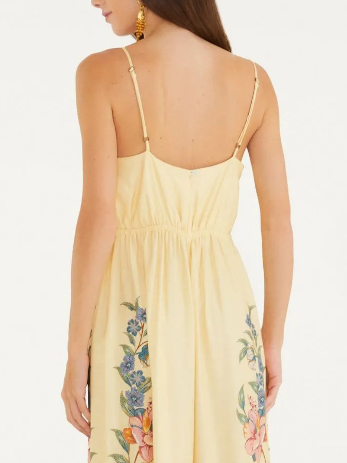 Macacão Farm Maíra Lenço E Elástico na Cintura