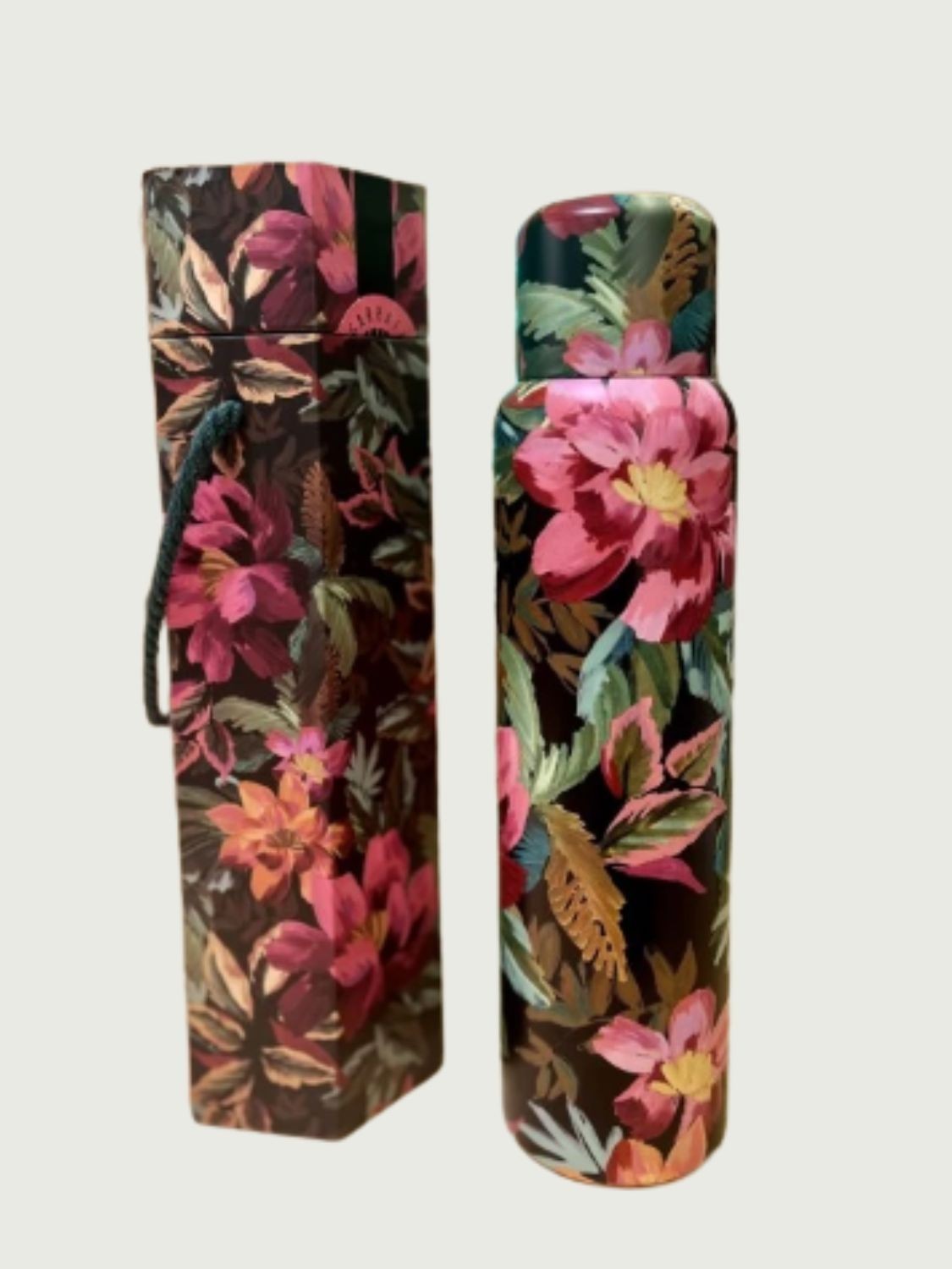 Garrafa de Café Me Leva Painted Flowers