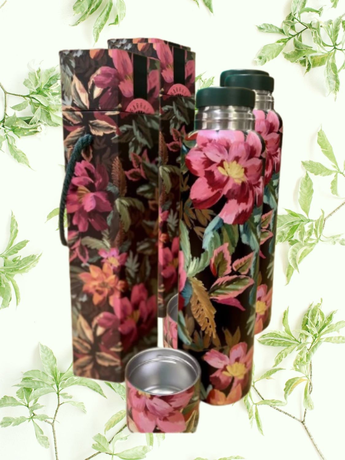 Garrafa de Café Térmica Farm Painted Flowers