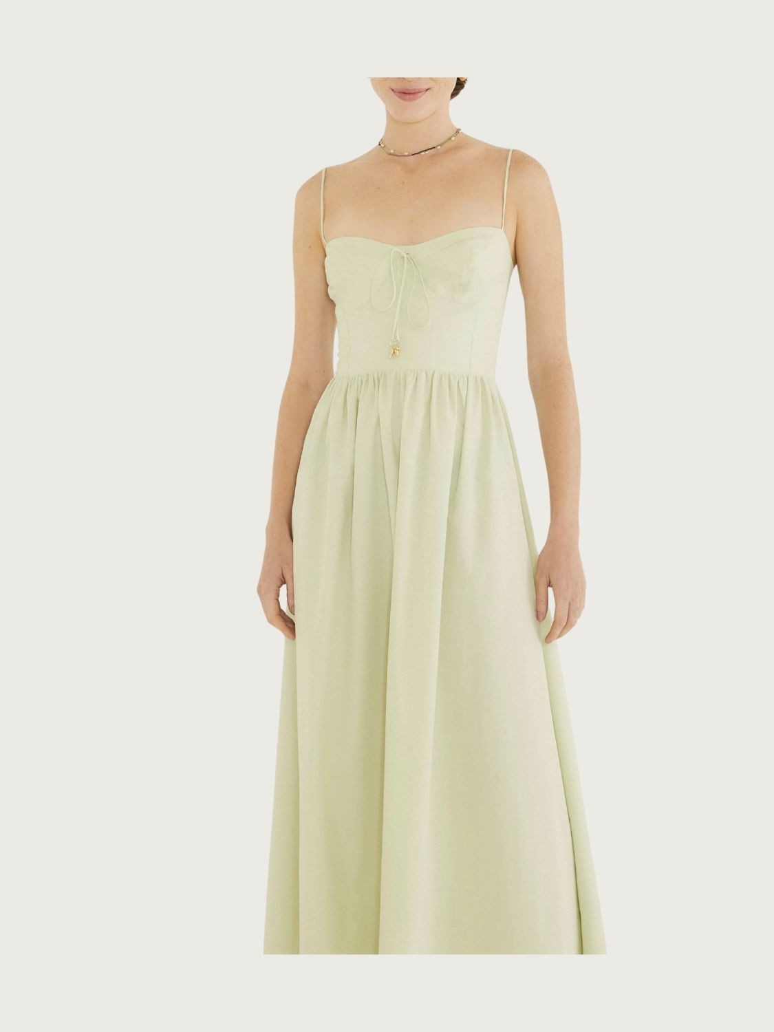 Vestido Corselet Alcinhas Verde