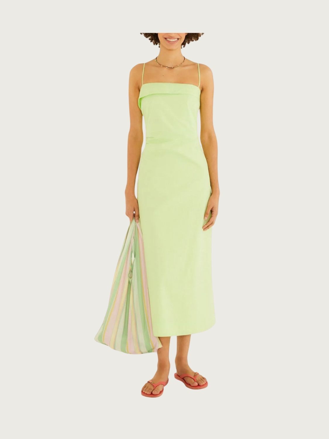 Vestido Alcinhas Reto