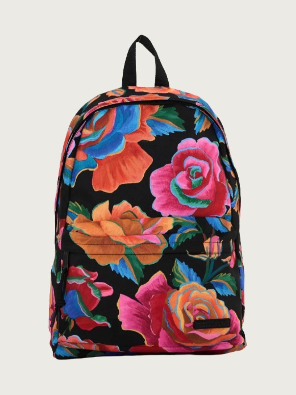 Mochila Farm Xodó Estudante Rosas Pintada