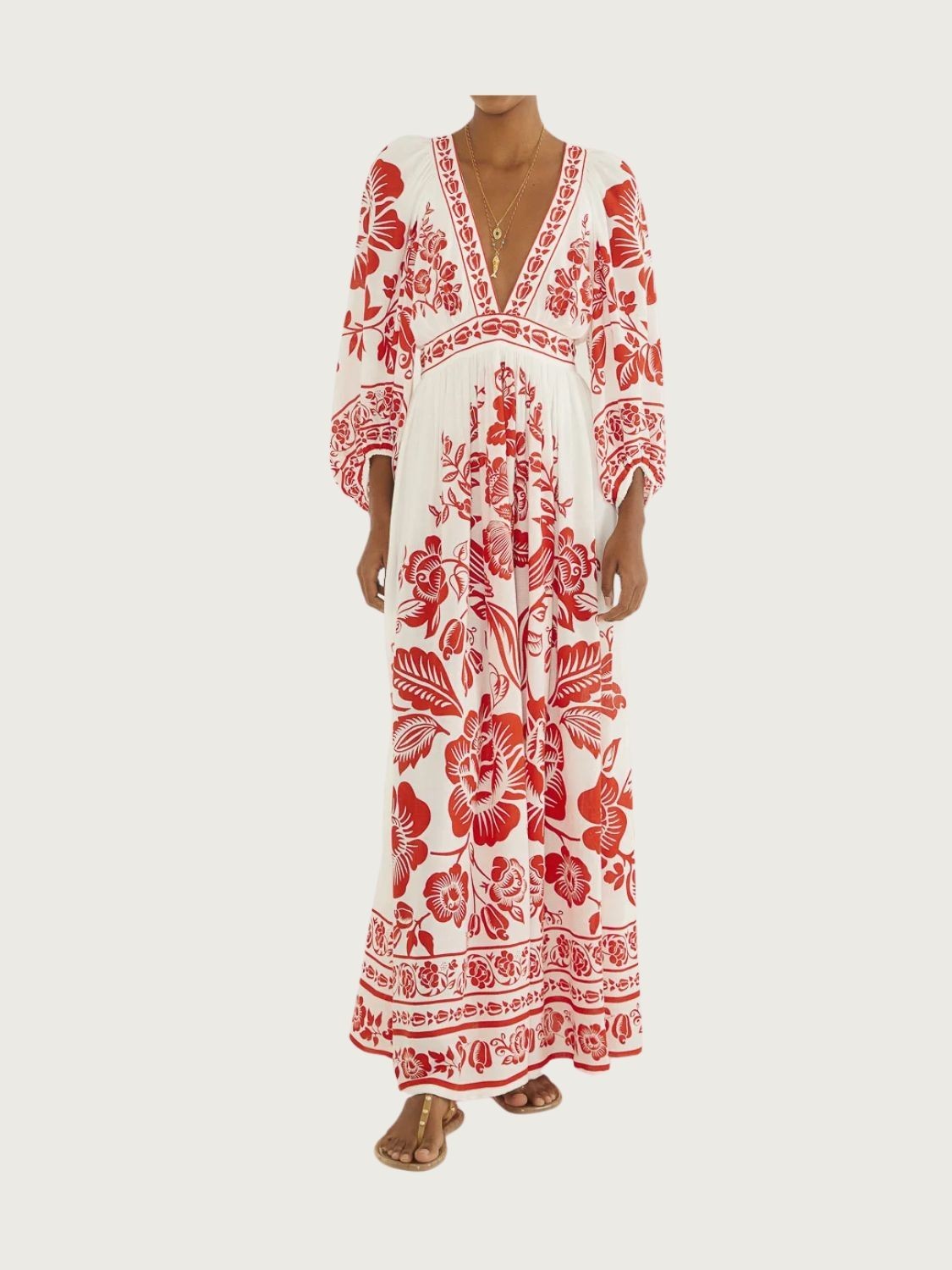 Vestido Longo Noite Pássaro