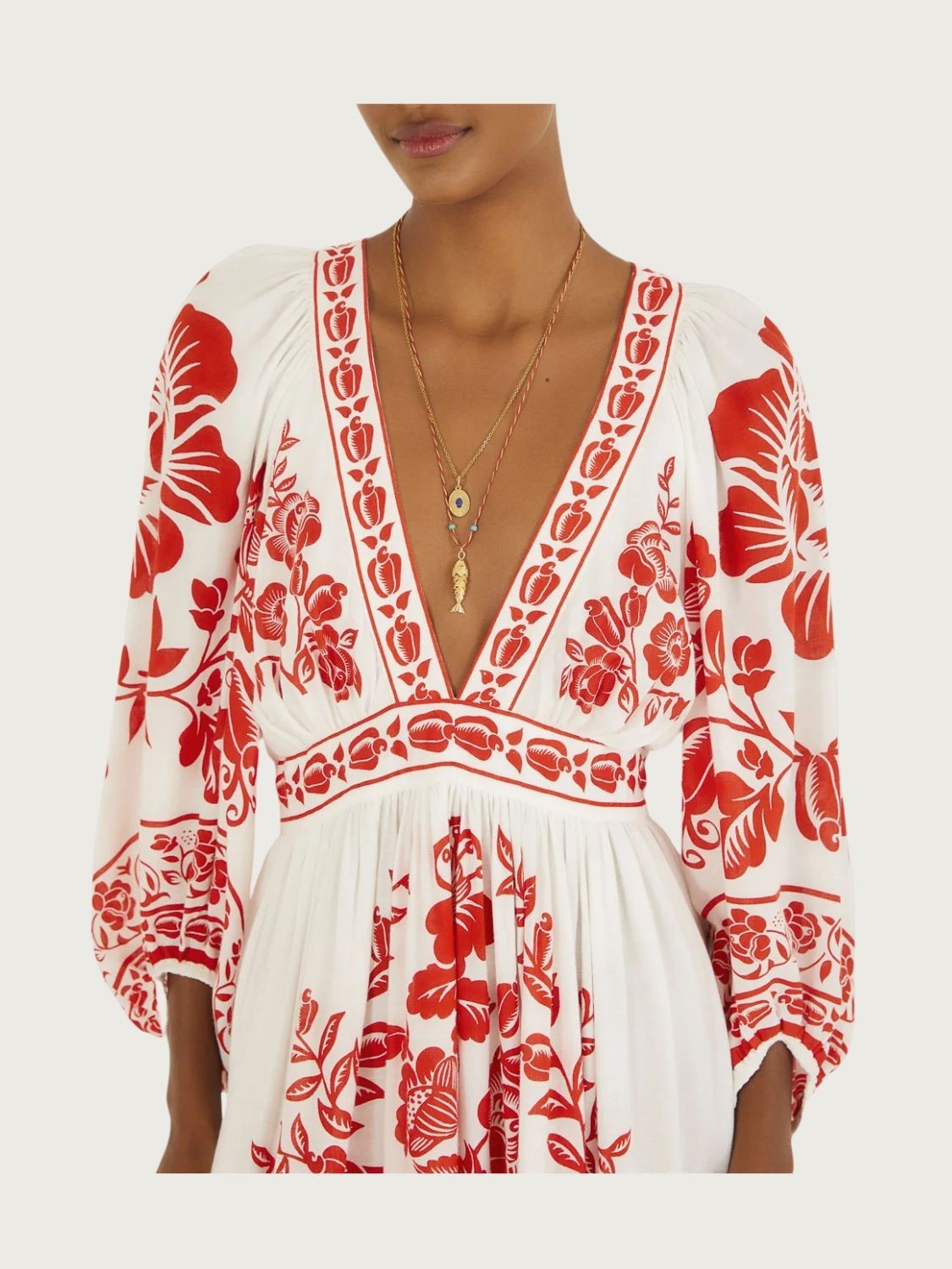 Vestido Longo Noite Pássaro