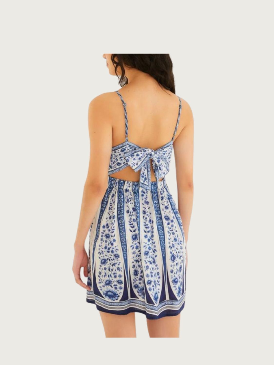 Vestido Curto Porcelana