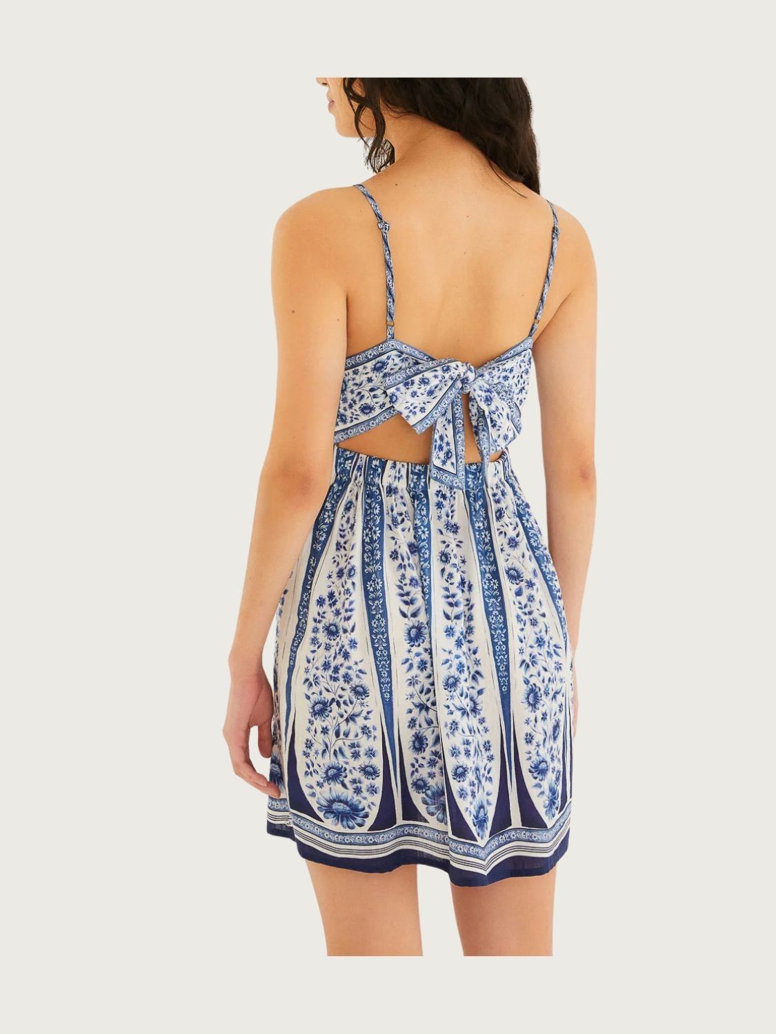 Vestido Curto Porcelana