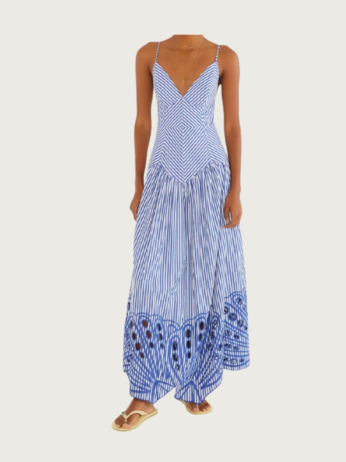 Vestido Richilieu Conchas