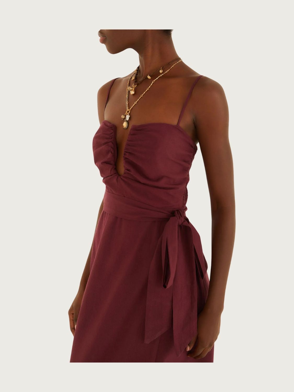 Vestido Transpasse Alcinhas