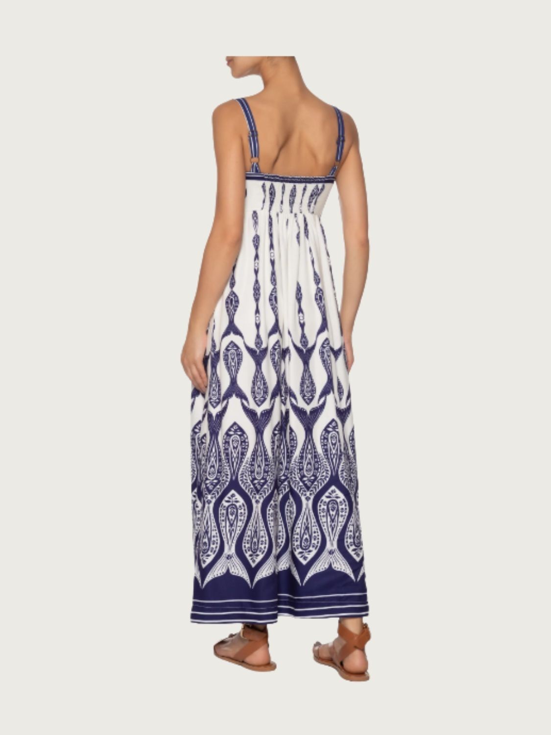 Vestido Longo Peixe Correnteza