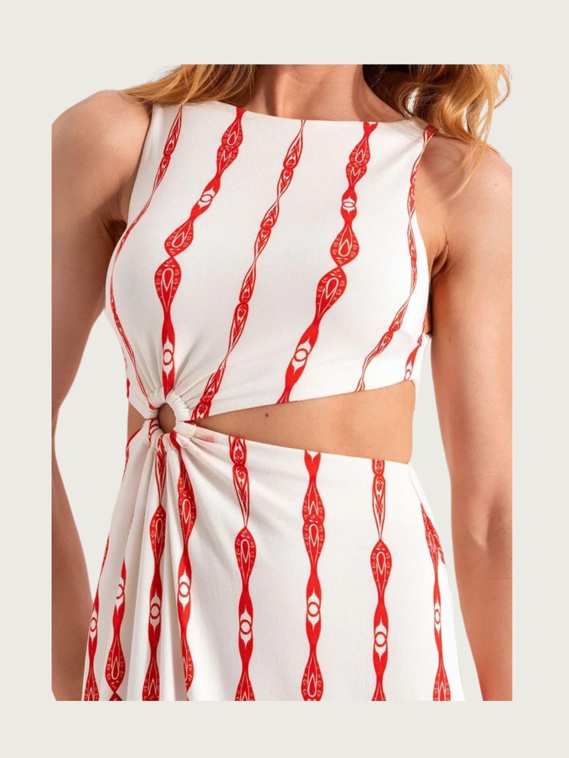 Vestido Recorte Peixe Correnteza