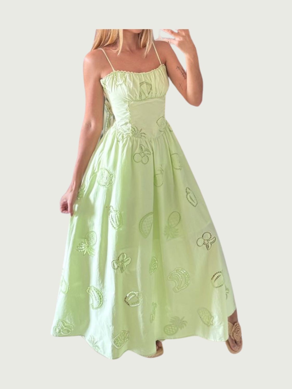 Vestido Longo Laise Buque