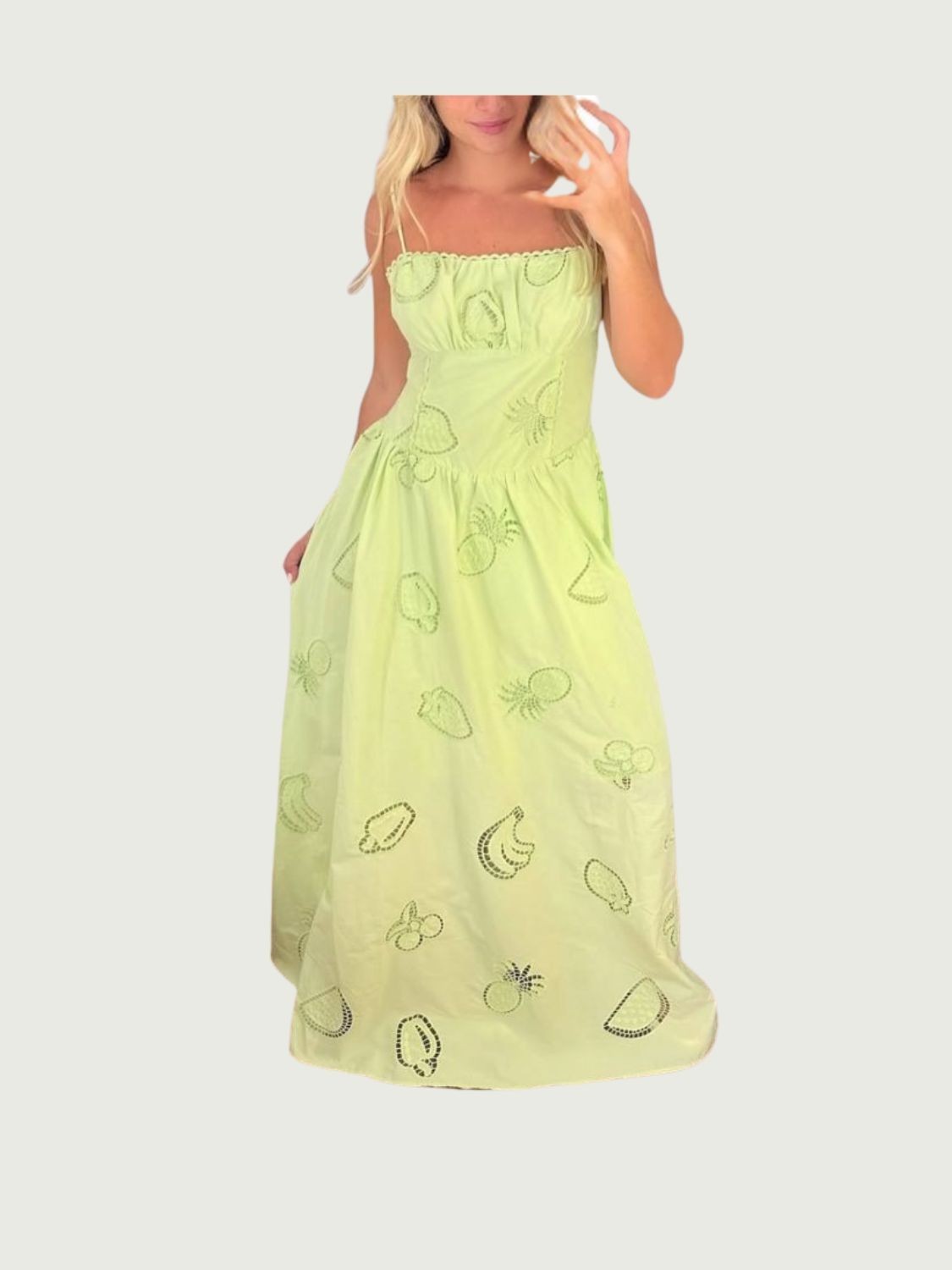 Vestido Longo Laise Buque