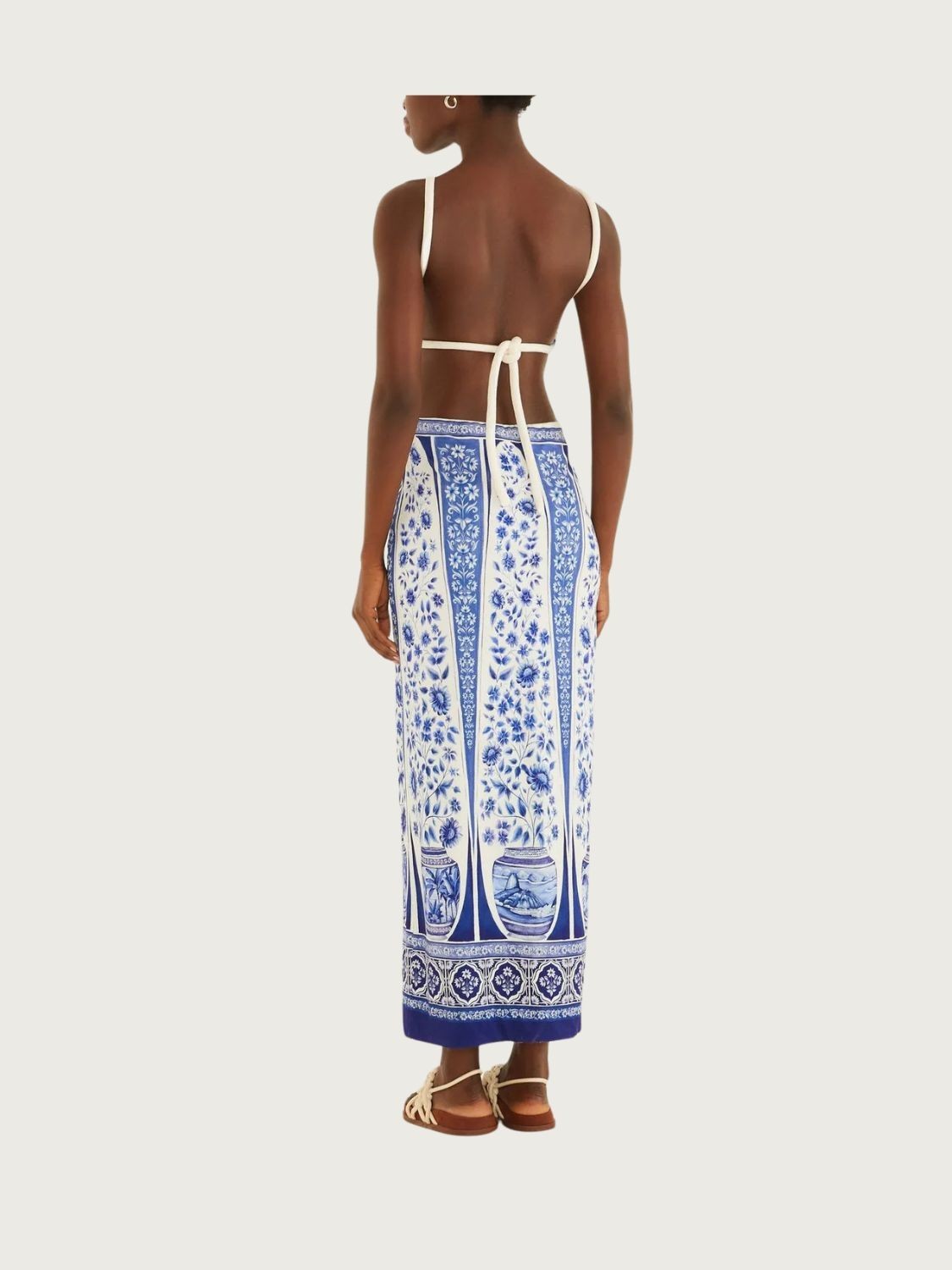 Vestido Mídi Porcelana