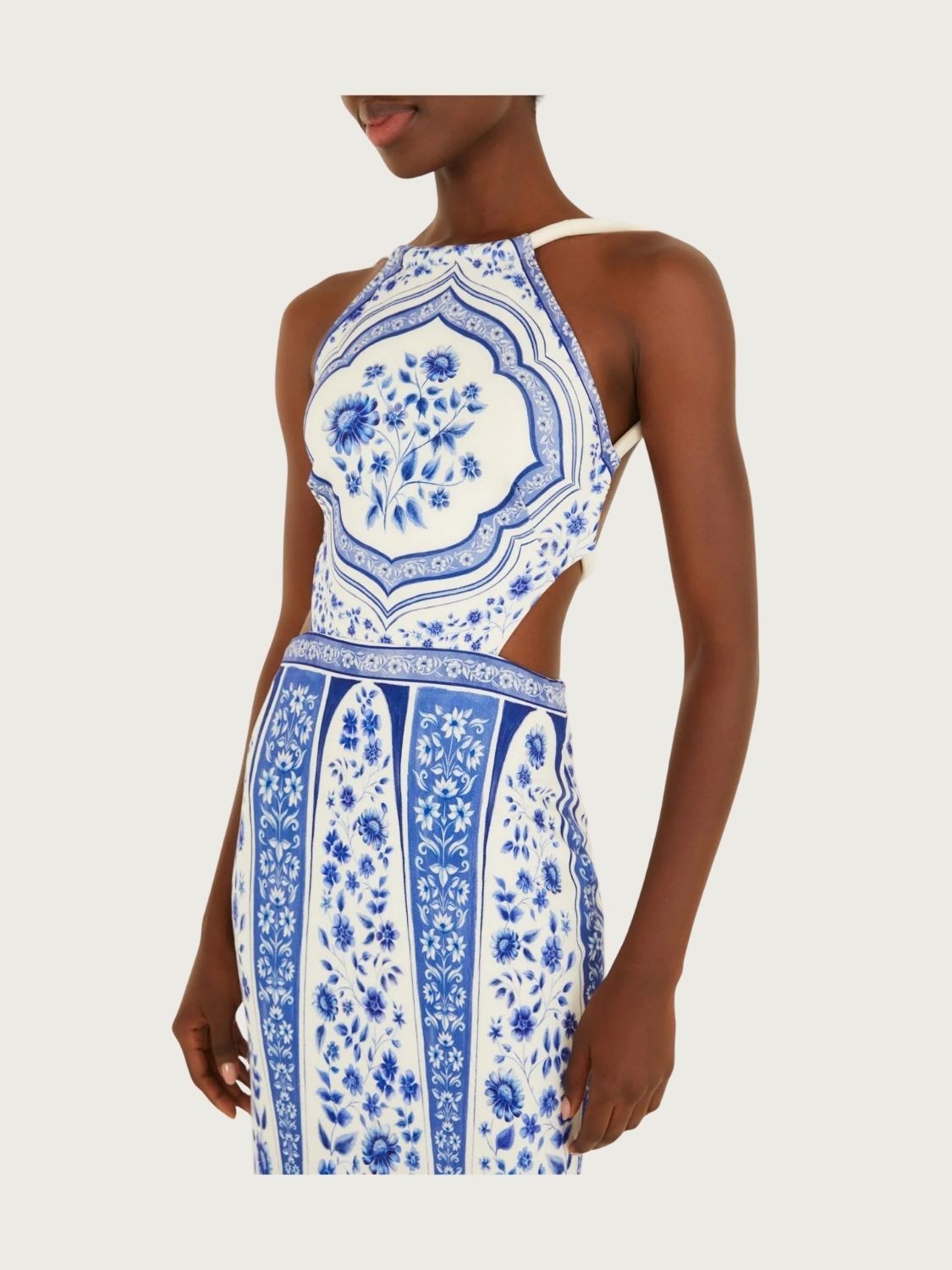 Vestido Mídi Porcelana