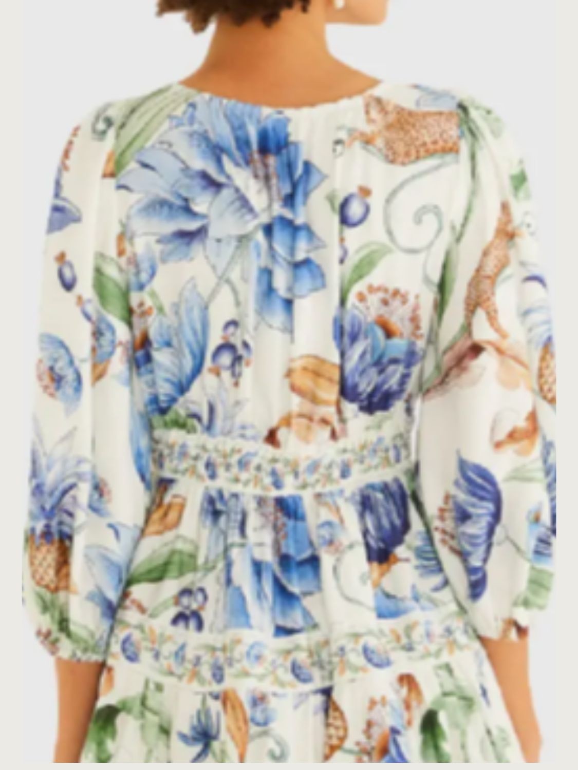 Vestido Curto Floral Elsa