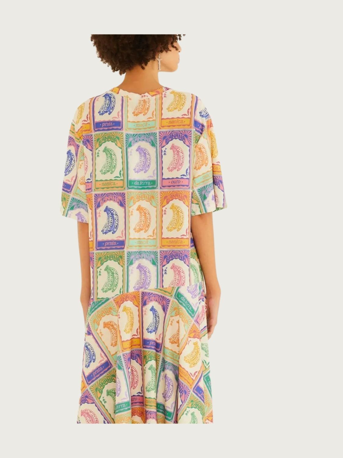 Vestido Tshirt Cropped Banana Selo