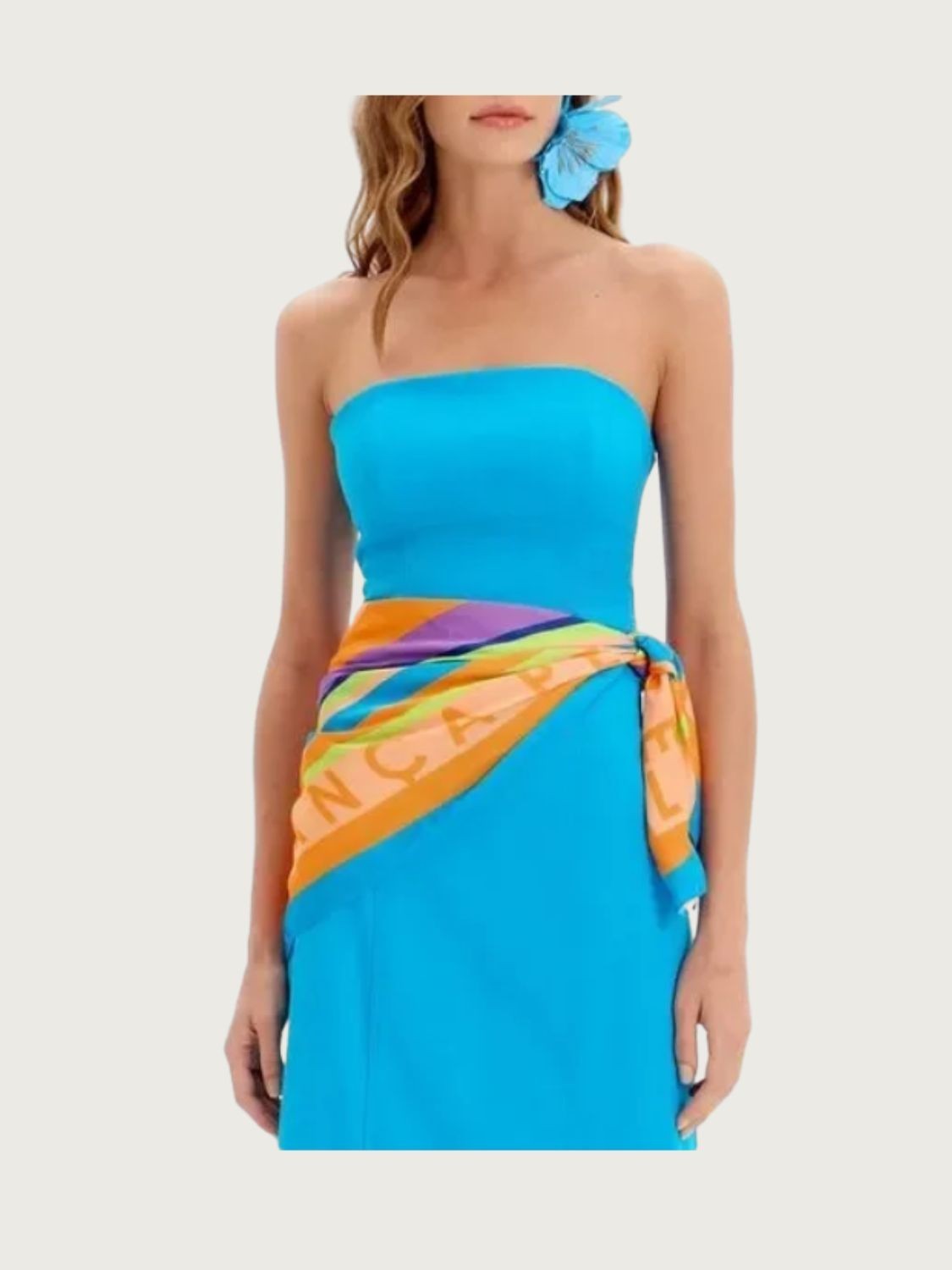 Vestido Super Midi Sem Alça