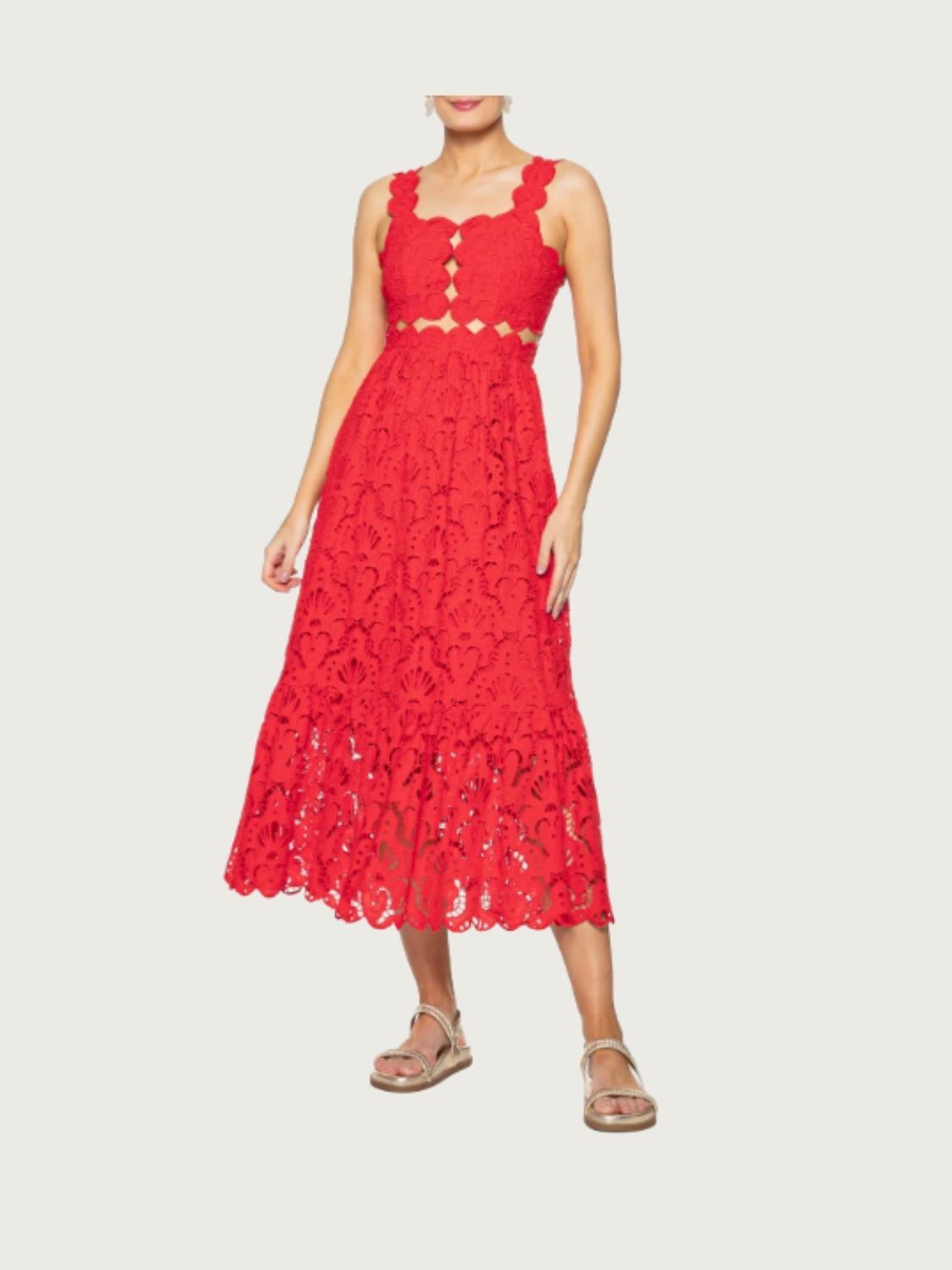 Vestido Cropped Laise Concha