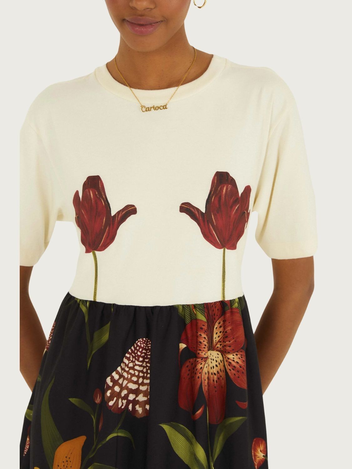 Vestido Midi Selva de Flor