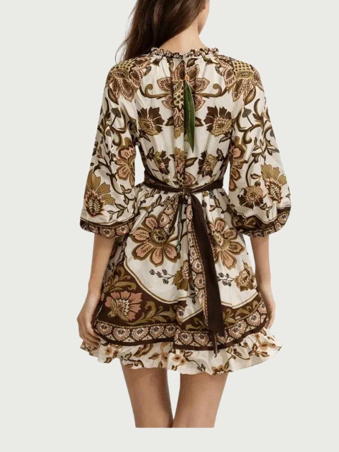 Vestido Curto Romance de Pássaro