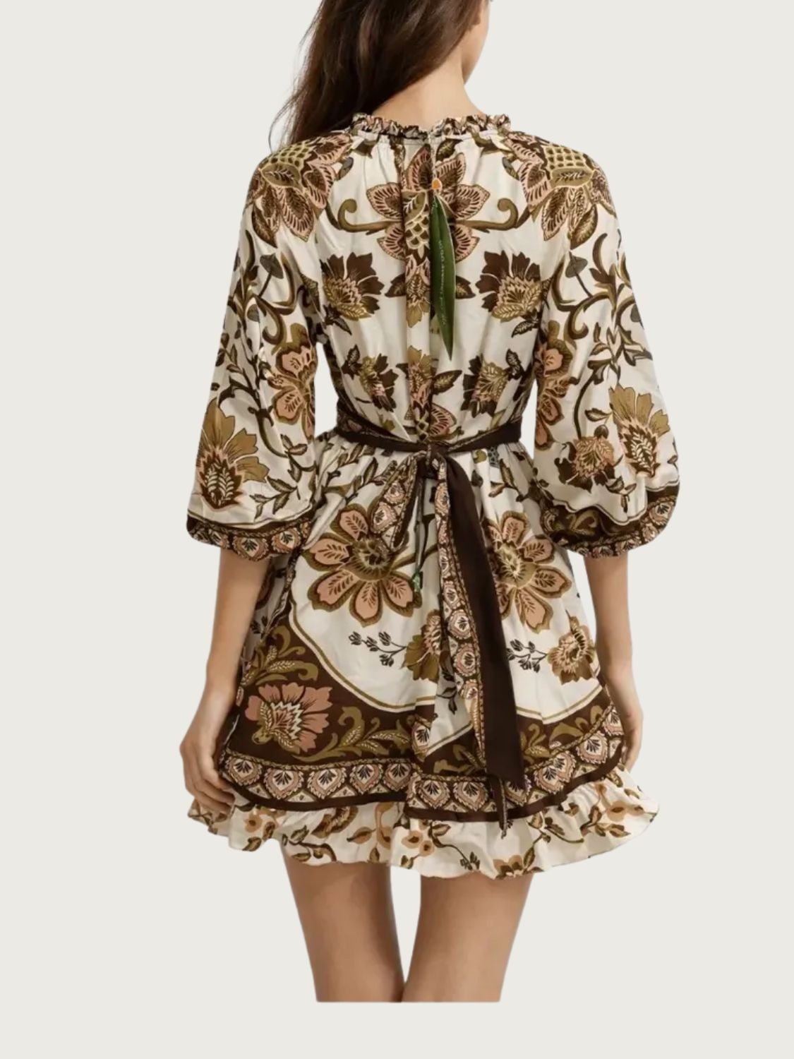 Vestido Curto Romance de Pássaro