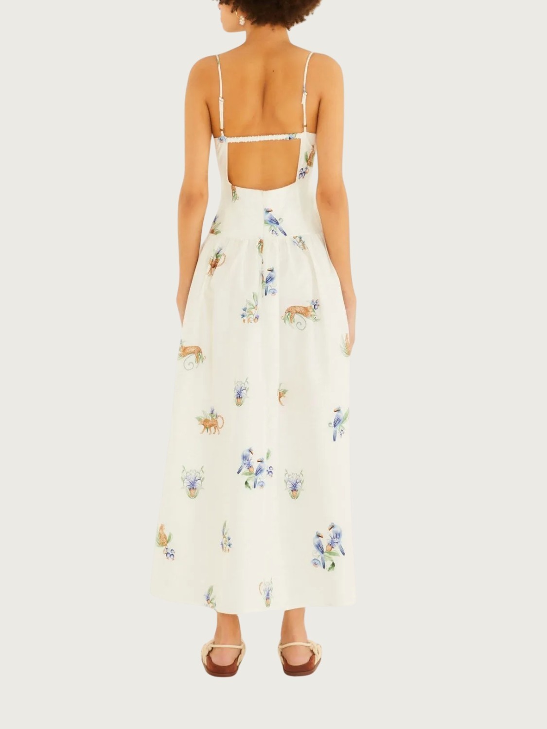 Vestido Longo Aninha Off White