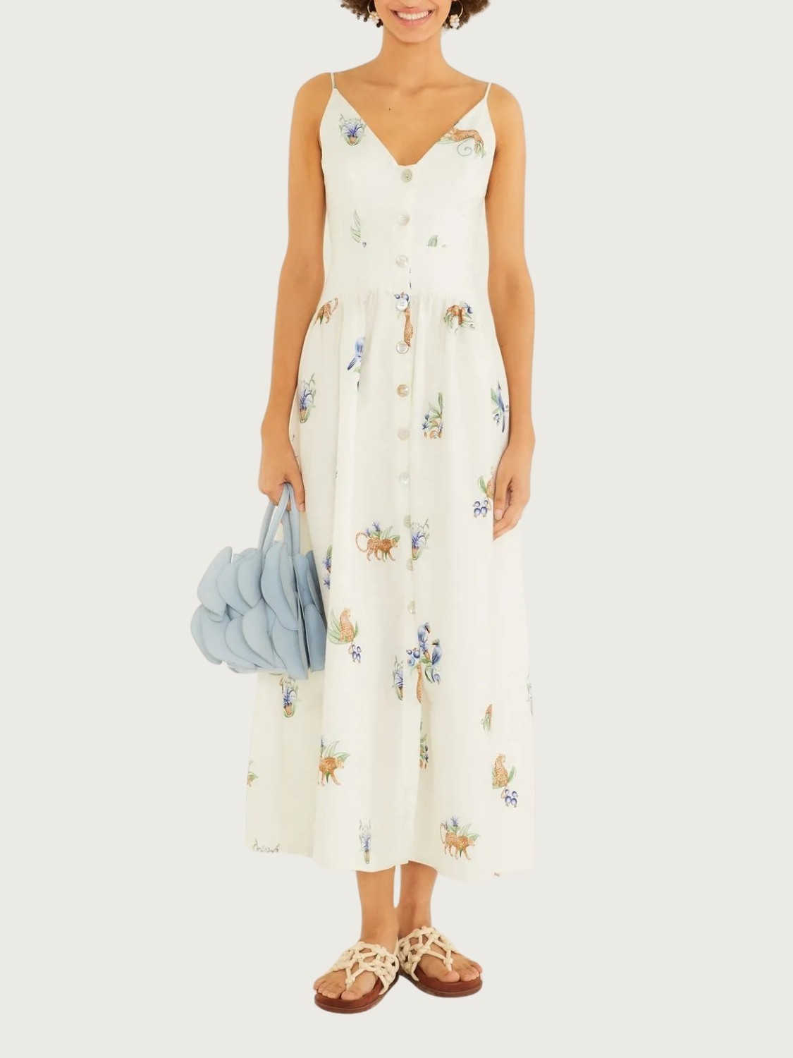 Vestido Longo Aninha Off White