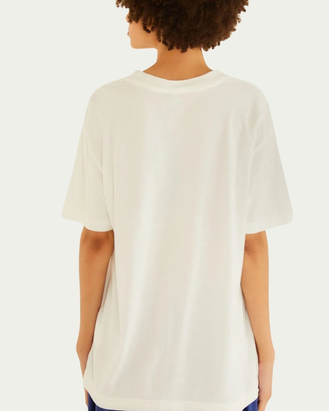 Tshirt Média Farm Coqueiro Calçadão Branco Algodão com Manga Curta 
