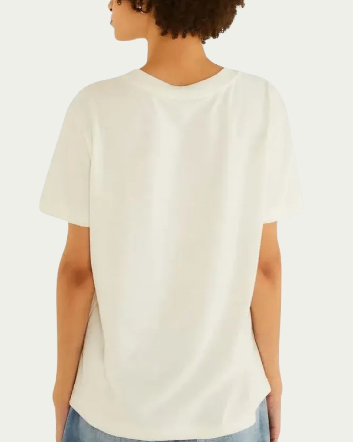 Tshirt Fit Farm Portal Araras Off White Algodão com Manga Curta