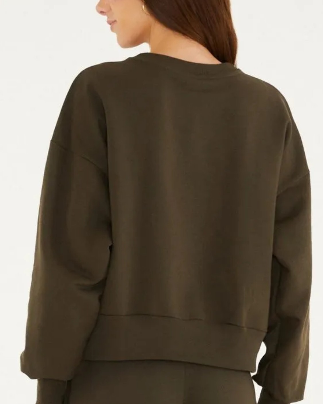 Blusa Moletom Farm Bordado Tucanos Gráfico Verde Algodão com Manga Comprida