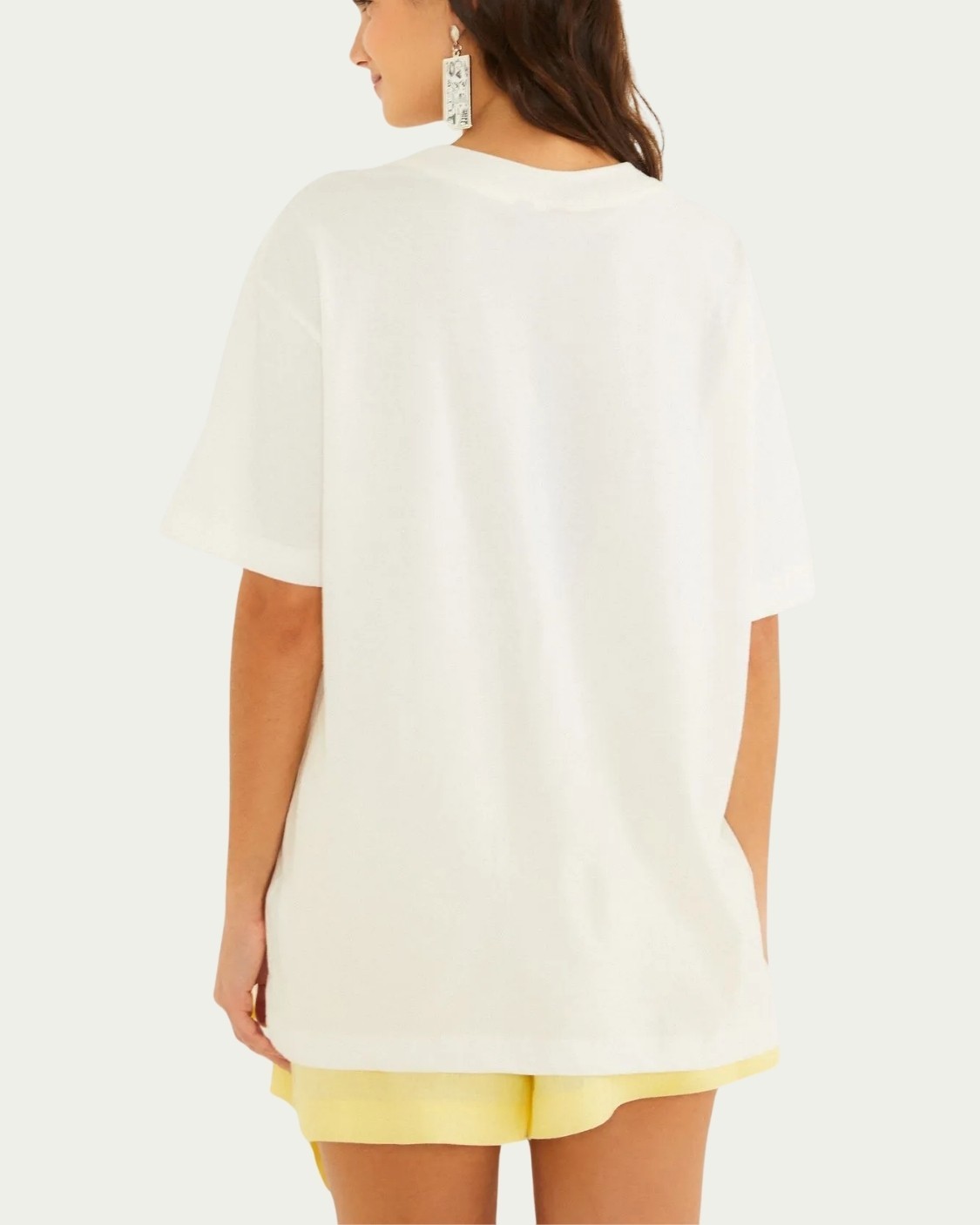 Tshirt Média Farm Dois Irmãos Off White Algodão com Manga Curta