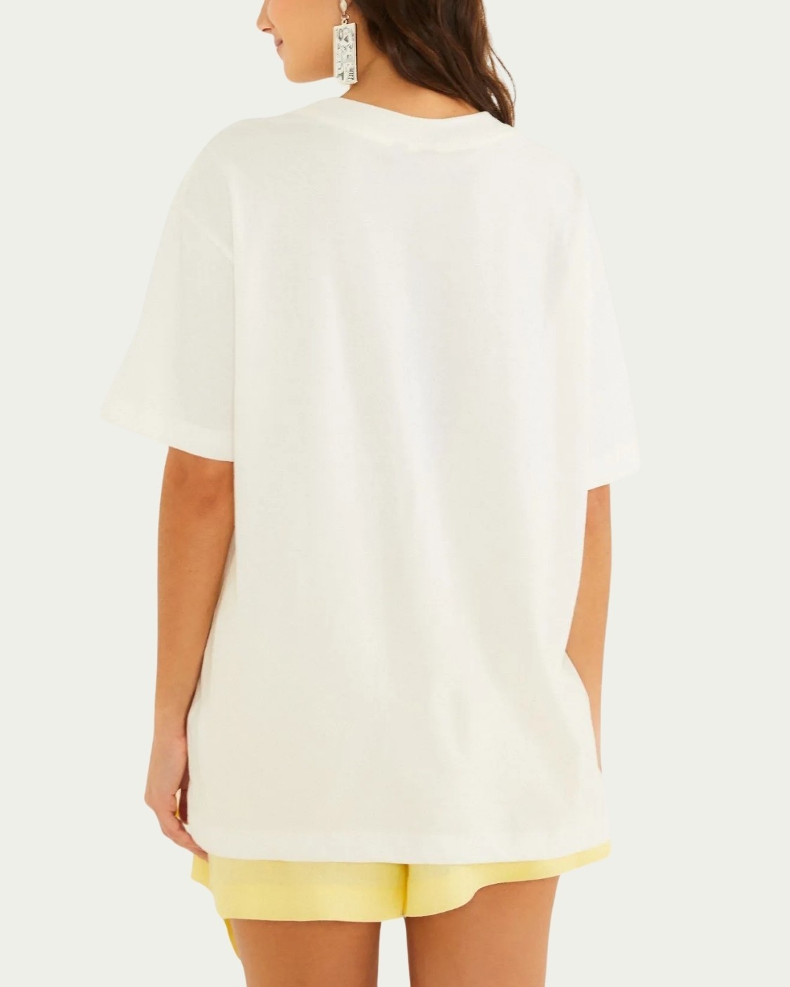Tshirt Média Farm Dois Irmãos Off White Algodão com Manga Curta