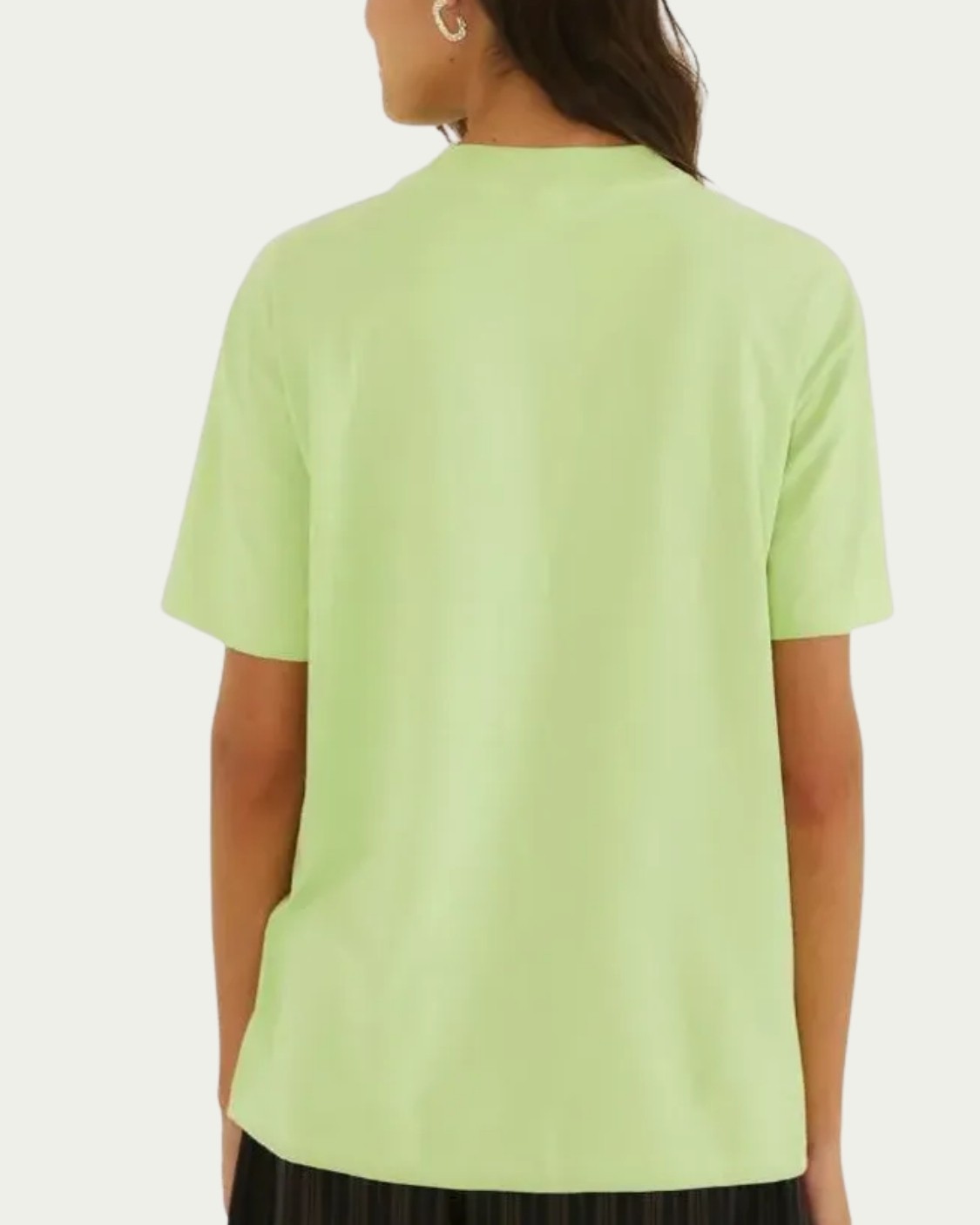 Tshirt Média Farm Bonde Lotado Verde Algodão com Manga Curta
