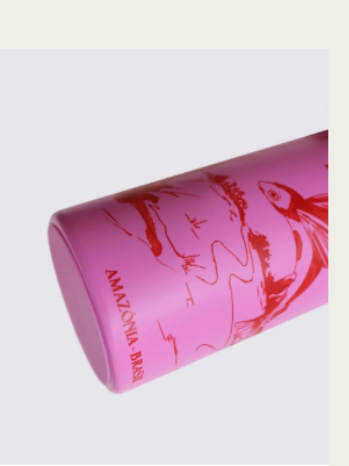 Garrafa Térmica Farm Que Sede 750ml Amalfi Vermelho para Bebidas Quentes e Geladas