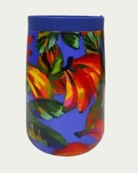 Copo Farm Que Sede 450ML Bananamix em Aço Inoxidável com Tampa Hermética para Bebidas Quentes e Geladas