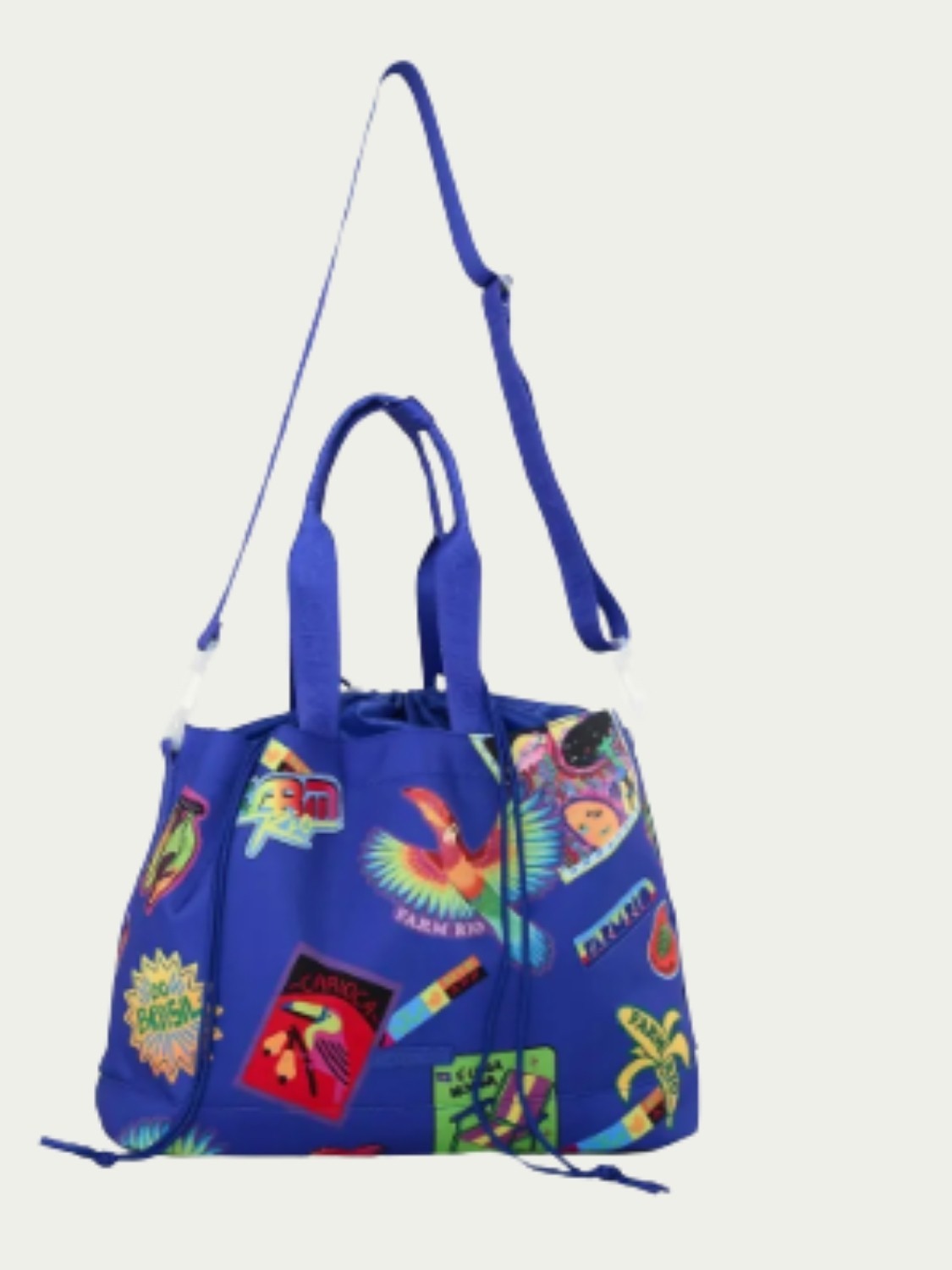 Totebag Farm Carioca Esporte Patch Rio Azul